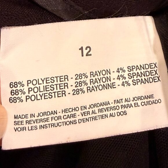 Nine West Dress Pants, Stretch Size 12 NWT - Picture 5 of 6